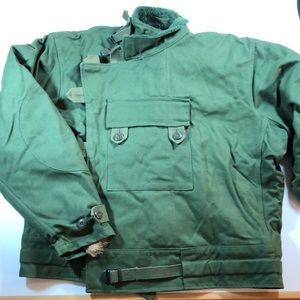 Vintage 1961 Swedish Military Motorcycle Jacket